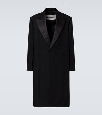Cappotto in lana con seta | Jil Sander