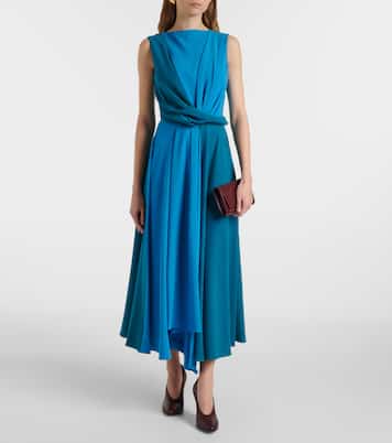 Robe midi Parsa en crêpe | Roksanda