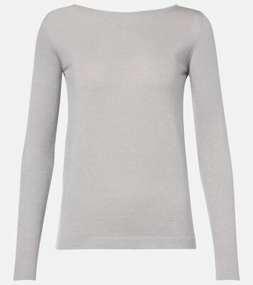 Sparkling cashmere and silk-blend sweater | Brunello Cucinelli