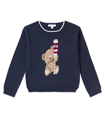 Intarsia cotton sweater | Patachou