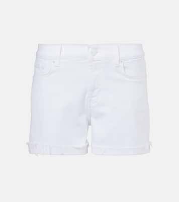 Mid-Rise Shorts aus einem Baumwollgemisch | 7 For All Mankind