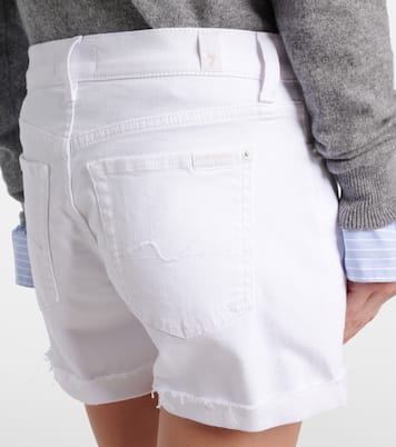 Mid-Rise Shorts aus einem Baumwollgemisch | 7 For All Mankind