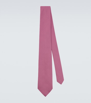 Cravate en jacquard de soie | Charvet