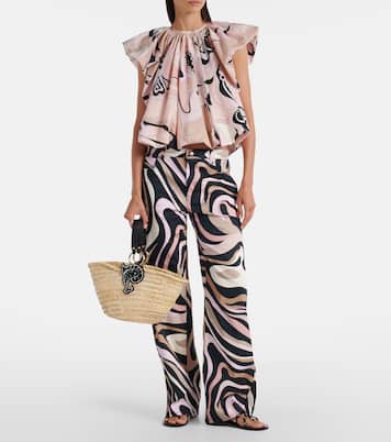 Tote Puccina aus Stroh | Pucci