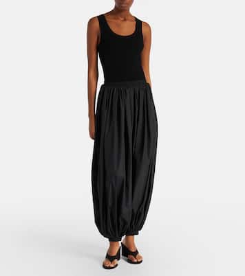 Cube 75 suede wedge thong sandals | Alaïa