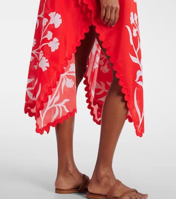 Caftán de algodón estampado | Juliet Dunn