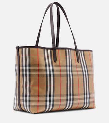 Highlands Medium jacquard tote bag | Burberry