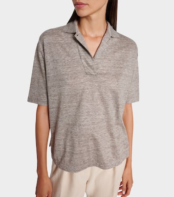 Polohemd Gargano aus Leinen | Loro Piana