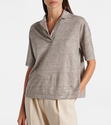 Polohemd Gargano aus Leinen | Loro Piana