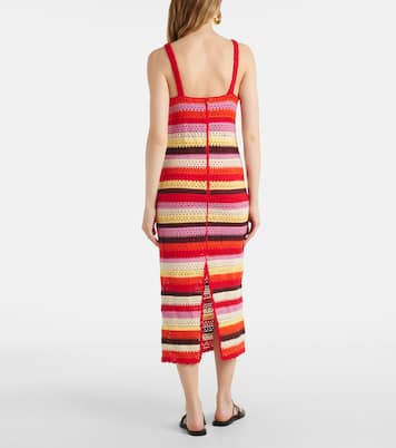 Striped crochet midi dress | Farm Rio