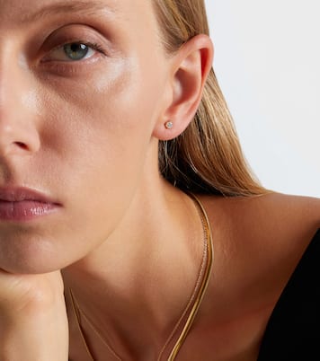 Ohrringe aus 14kt Gelbgold  (585/1000) mit Diamanten | Stone and Strand