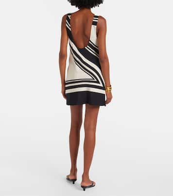 Bedrucktes Minikleid Pietra aus Seiden-Crêpe | SIR