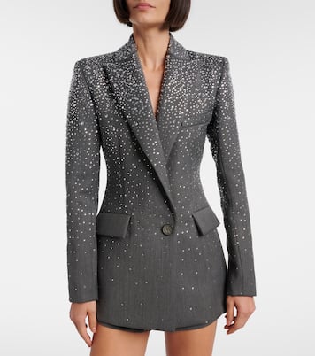 Crystal-embellished blazer | Alex Perry