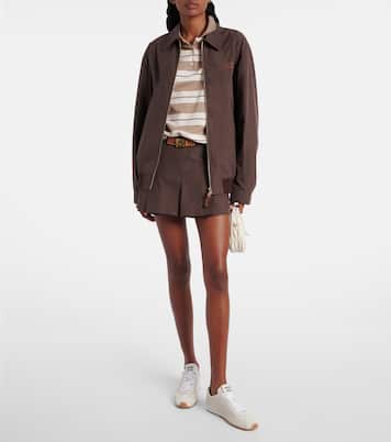 Sneakers Plume aus Veloursleder | Miu Miu