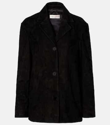 Blazer Opus aus Veloursleder | Nour Hammour