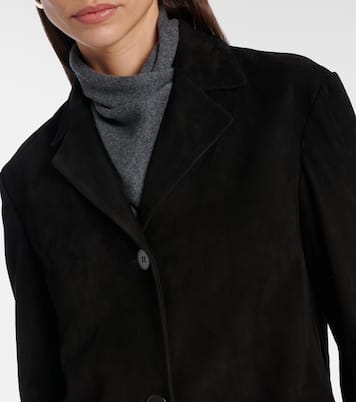 Blazer Opus aus Veloursleder | Nour Hammour