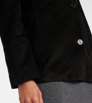 Blazer Opus aus Veloursleder | Nour Hammour