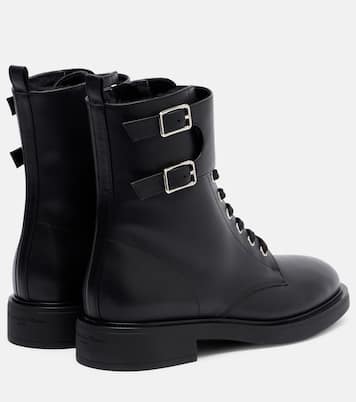 Ripley leather combat boots | Gianvito Rossi