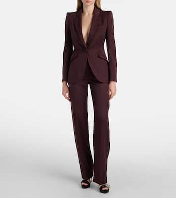 Gerade Hose aus Wolle | McQueen