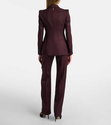 Gerade Hose aus Wolle | McQueen