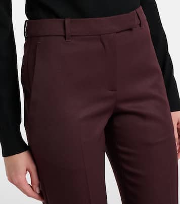 Gerade Hose aus Wolle | McQueen