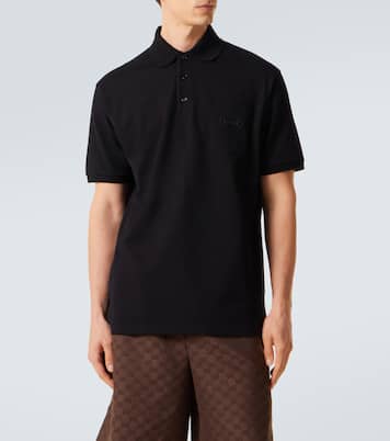 Polo Horsebit en coton mélangé | Gucci