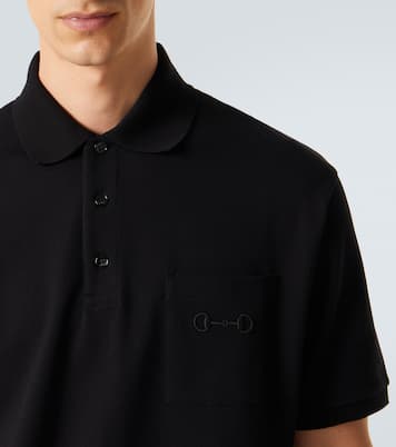 Polo Horsebit en coton mélangé | Gucci