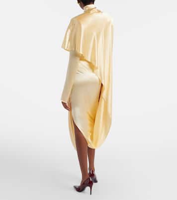 Midikleid aus einem Seidengemisch | Mugler