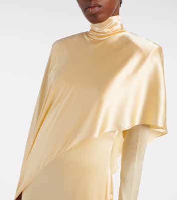 Midikleid aus einem Seidengemisch | Mugler