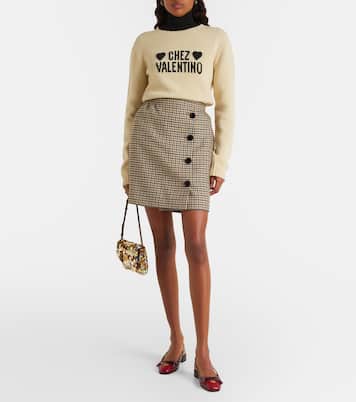 Slingback-Ballerinas Valet Du Roi aus Leder | Valentino Garavani