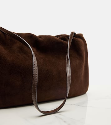 Borsa a spalla Bourse Medium in suede | The Row