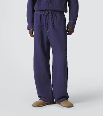 Sonny cotton and linen wide-leg pants | Studio Nicholson