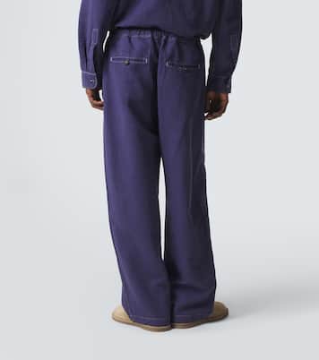 Sonny cotton and linen wide-leg pants | Studio Nicholson