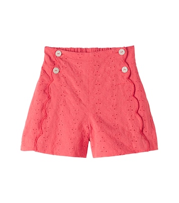 Broderie anglaise cotton shorts | Pepa London