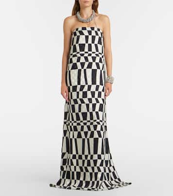 Bedruckte Robe | Dries Van Noten