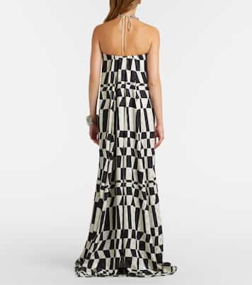 Bedruckte Robe | Dries Van Noten