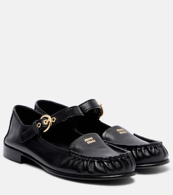 Leather loafers | Miu Miu