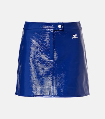 Reedition vinyl miniskirt | Courrèges