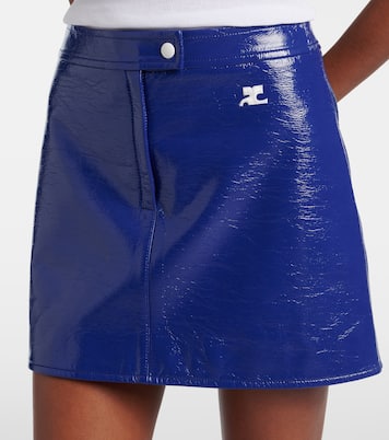 Reedition vinyl miniskirt | Courrèges