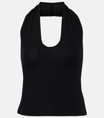 Lauren halterneck jersey top | Leset