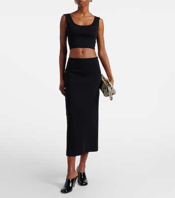 Cadmio cotton-blend midi skirt | 'S Max Mara