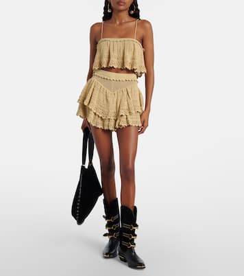 Oraviel beaded crochet crop top | Isabel Marant