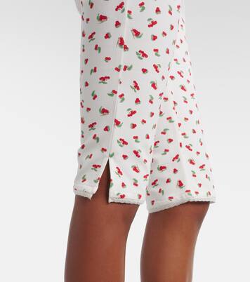 Ebony printed cotton-blend capri pants | Posse