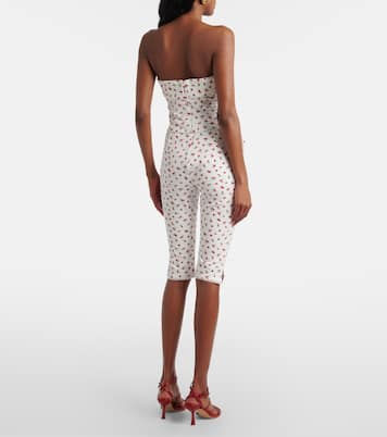 Ebony printed cotton-blend capri pants | Posse