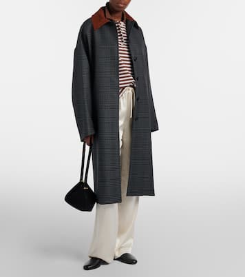 Striped oversized cotton polo shirt | Róhe