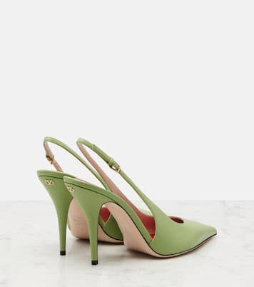 Cuttie leather slingback pumps | Valentino Garavani