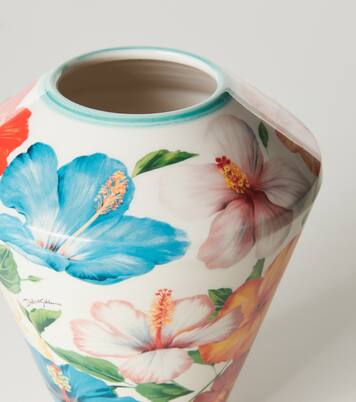 Floral ceramic vase | Dolce&Gabbana Casa