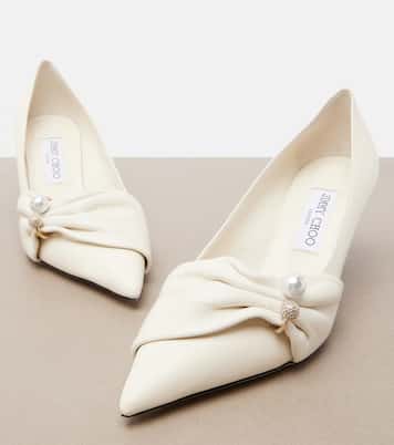Rafi缀饰皮革高跟鞋 | Jimmy Choo