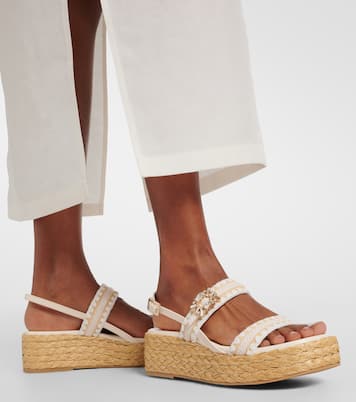Summer Strass espadrille sandals | Roger Vivier