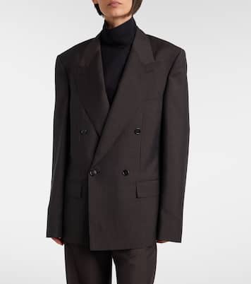 Pinstripe wool and mohair blazer | Gucci